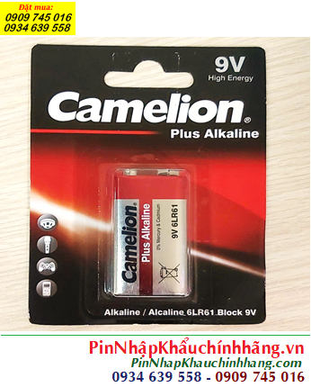 Camelion 6LR61-BP1, Pin 9v alkaline Camelion 6LR61-BP1 chính hãng (Vỉ 1viên)